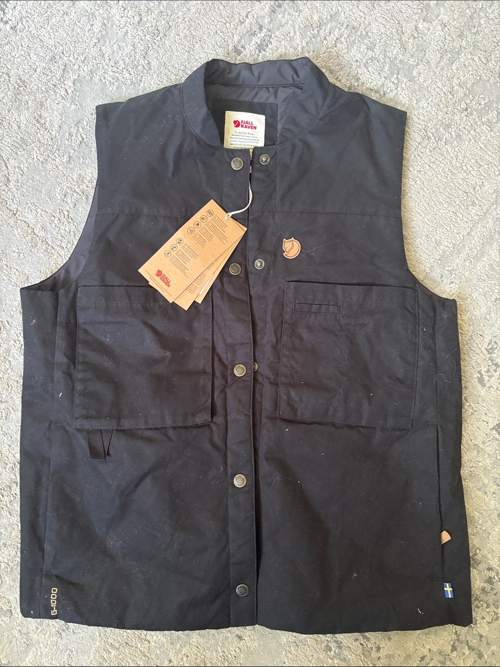 Fjallraven women’s Black G-1000 Outdoor Vest